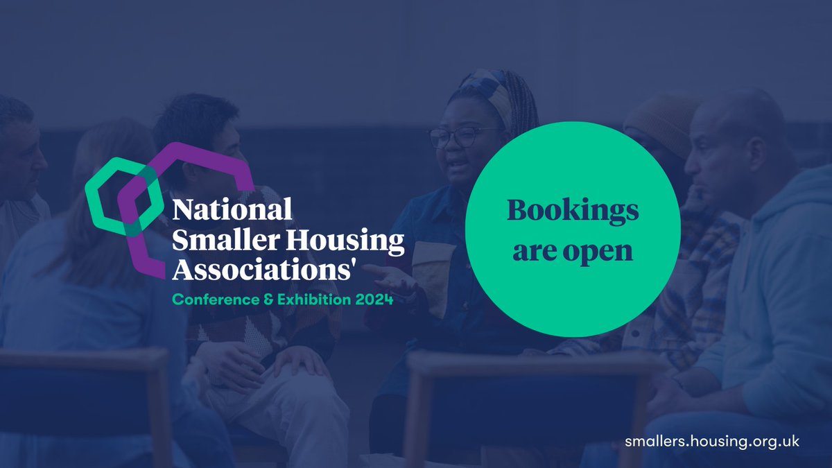 🚨 Bookings are open for the #SmallerHousingAssociations conference on 4 Dec.

Join us virtually to reflect on 2024 and plan for the future. 🏠

Book your super early bird tickets now and save £100: ow.ly/c7bG50S6tFO

Get 3 months access to recordings after the event.