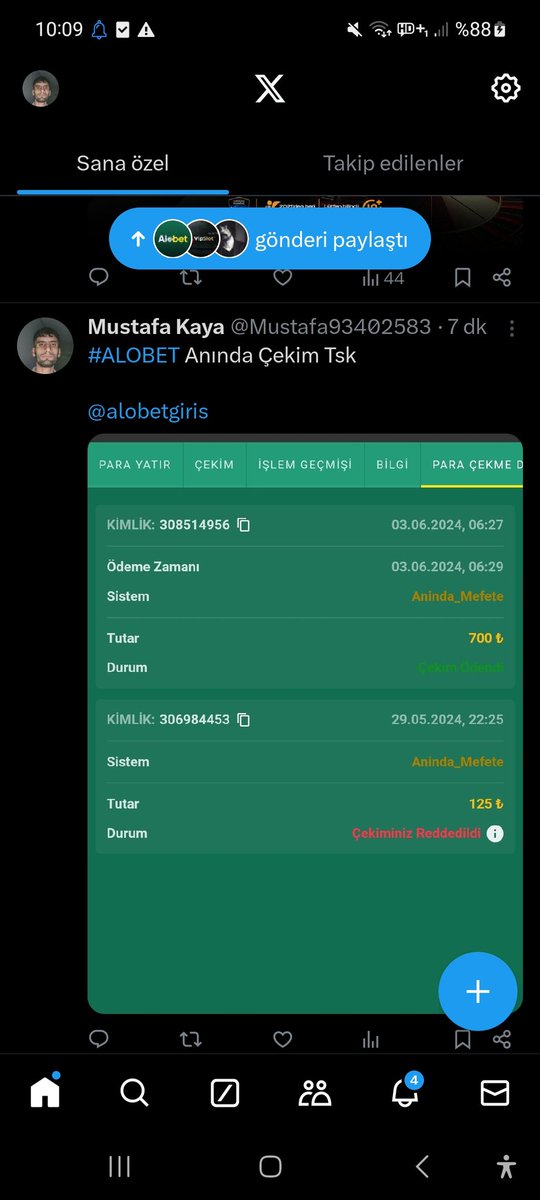 Mustafa93402583's tweet photo. #ALOBET  #ALOBET #FREESPİN #FREEBET

FreeSpin Talep Etmek İstiyorum

@alobetgiris https://t.co/adBCHoGScH