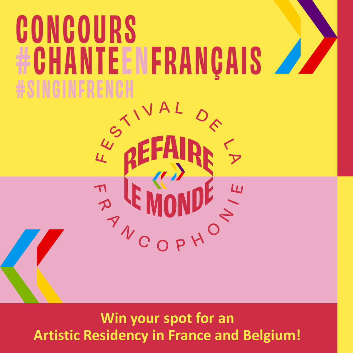 FranceCambodge's tweet photo. Festival de la #Francophonie
🎤 Still a few days left to win an artist residency in France and Belgium 🇫🇷🇧🇪 (16-21 July) with the song contest #ChanteEnFrançais/#SingInFrench!
5 young and talented singers will join an unforgettable musical adventure 🎶
➡ https://t.co/mThTp0nL6q https://t.co/Cn4h5emCPe