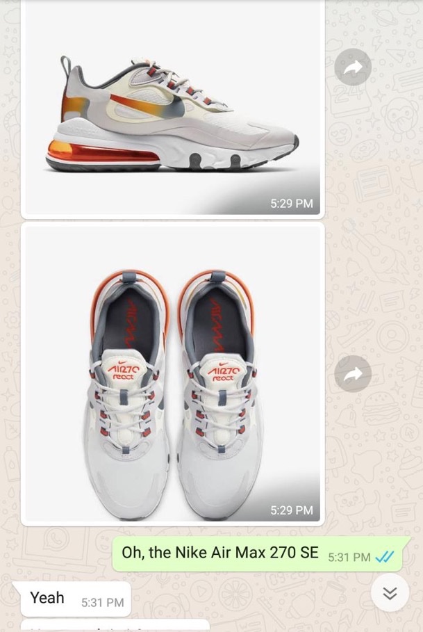 HaYoMiDe_'s tweet photo. So this guy wanted to buy sneakers from this seller then this conversation happened 😂😭

Open the thread for the complete part 😭😂 https://t.co/xTEY2LKOoW