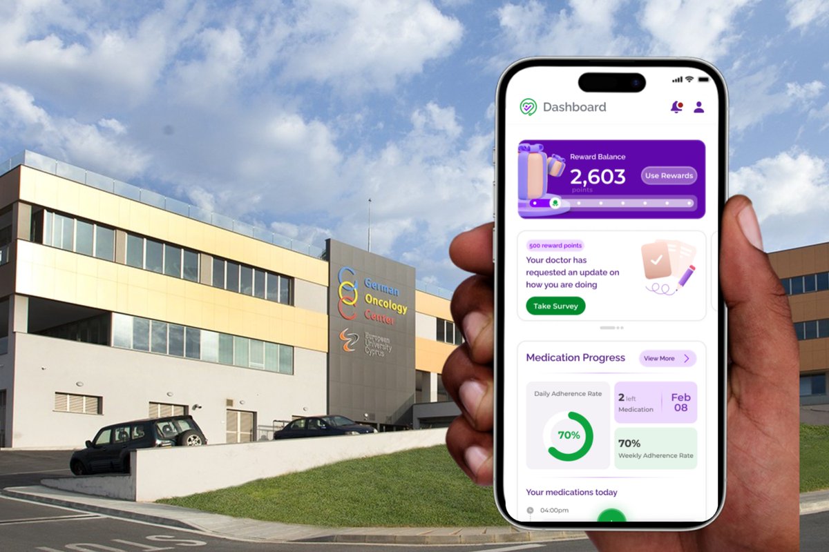 Exciting News! Introducing the My Aria app, revolutionizing patient care and research. This groundbreaking initiative marks the first step in enhancing healthcare through innovation. 
Download now by searching "My Aria - rewarding health" in app stores! #GermanOncologyCenter #GOC