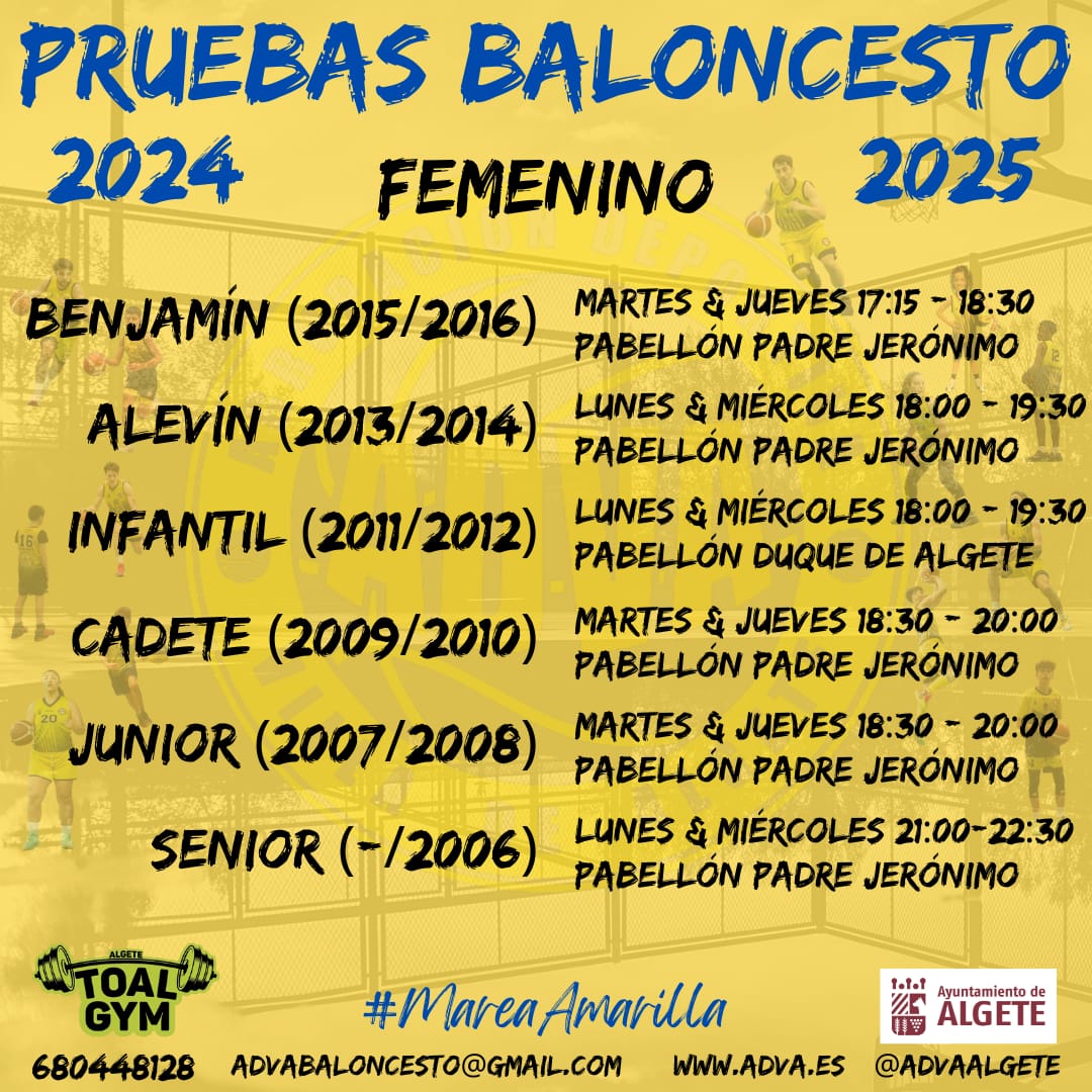 🟡 2024-25?? Empezamos 
Ven a probar y conocernos!!
#SomosADVA
#MareaAmarilla