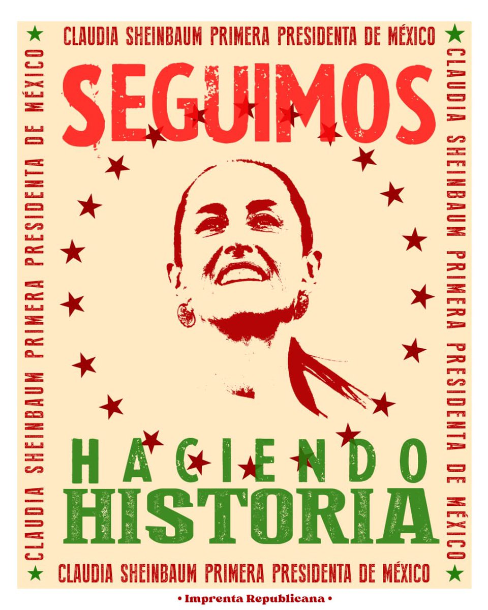 cupnacional's tweet photo. Felicitem la primera presidenta de Mèxic, Claudia Sheinbaum, al Partido Morena, al PT i als Moviments Socials per caminar amb èxit cap a la Cuarta Transformación (4T), el procés de canvi impulsat per l'esquerra mexicana. https://t.co/KbVUEur50E