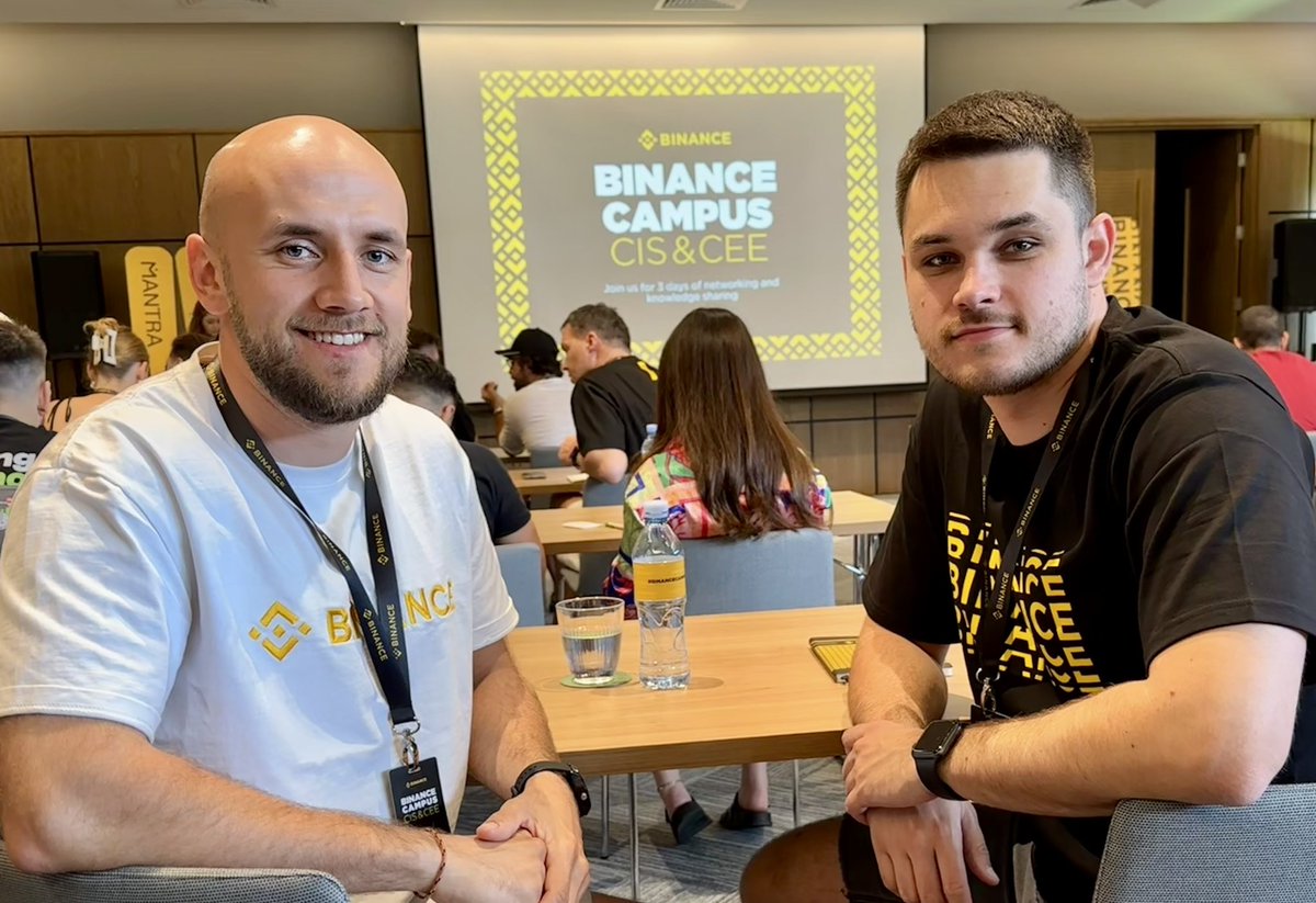 finexcz's tweet photo. Tento týden se díky @binance účastníme kryptoměnových přednášek a workshopů na #BinanceCampus. I díky akcím, jako je tato, můžeme našim čtenářům pomáhat dělat chytrá finanční rozhodnutí. 🙋🏻‍♂️ #Finex https://t.co/xNytKJdsOW