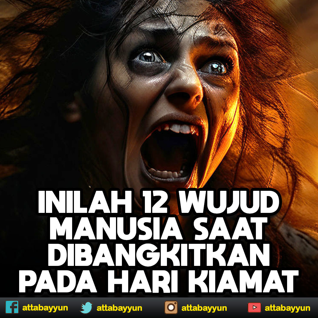12 Wujud Manusia Saat Dibangkitkan Pada Hari Kiamat youtu.be/7NjDPECbLys?si…