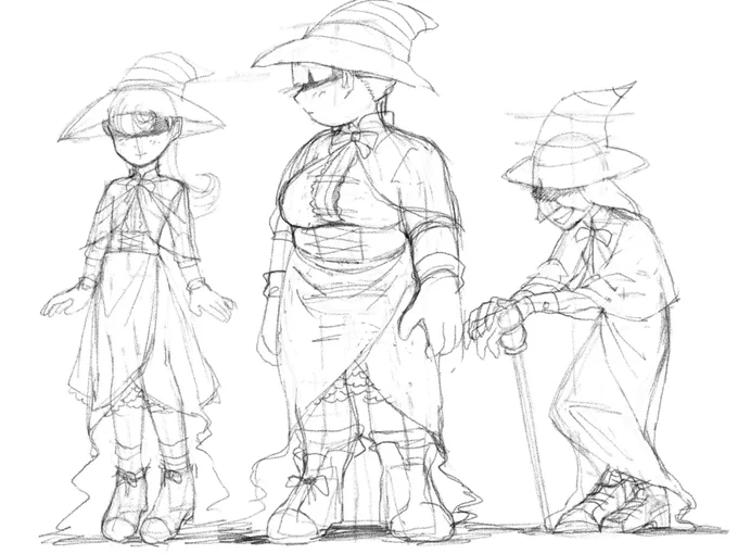 カゲ3擬人化 お顔どうしよっかなって考え中 