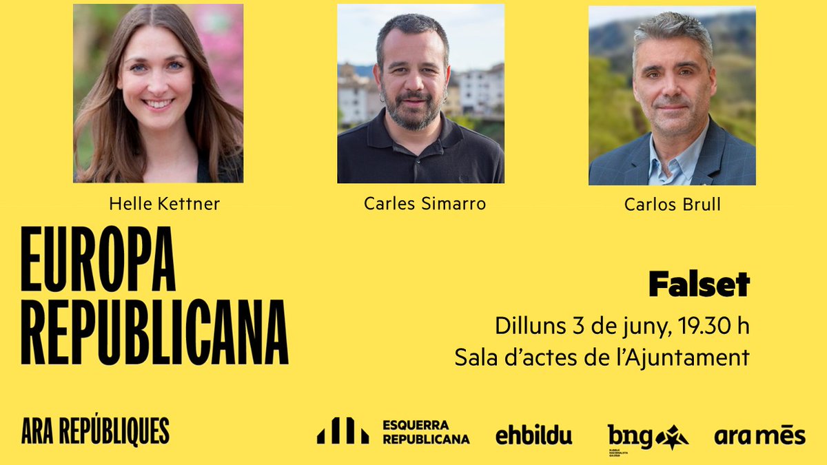 Aquesta tarda, al Priorat!

Perquè entre Europa i el món rural hi ha moltes més connexions de les que ens imaginem.

Perquè la nostra veu sigui escoltada, a l'Eurocambra hi hem de ser presents!

Vine avui a escoltar les nostres propostes. T'esperem!