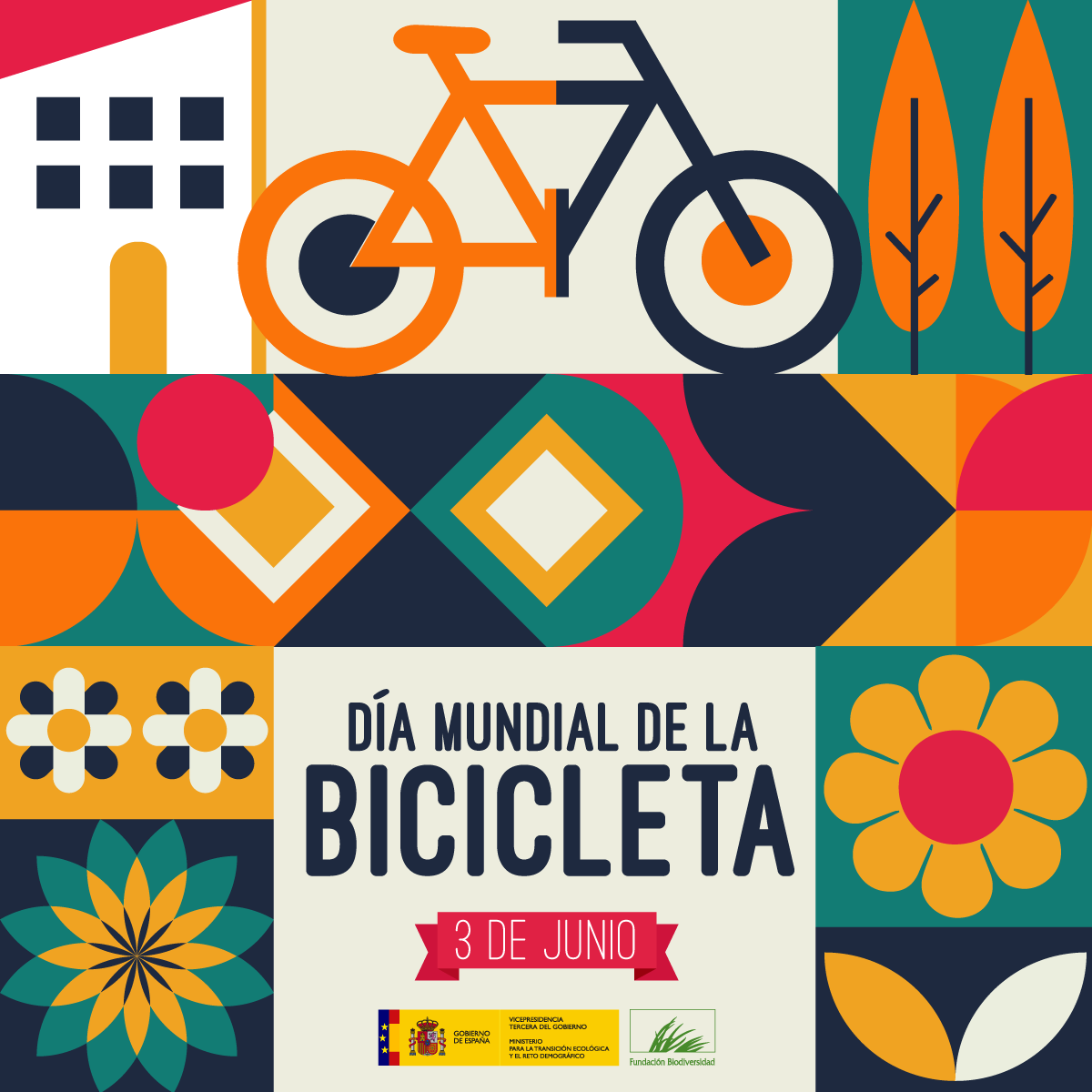 FBiodiversidad's tweet photo. La #bicicleta 🚲 es un medio de transporte:
 
🌍 Sostenible
🌿 Ecológico
💨 Limpio 
💵 Asequible
🩺 Saludable

¡Feliz #DíaDeLaBicicleta!

#DíaMundialDeLaBicicleta #MuéveteEnBici 🚴‍♀️🚴‍♂️🚴 https://t.co/15hyVVwcGo