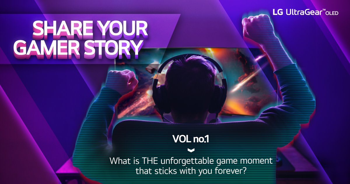 🎮Share Your Gamer Story🏆

Hey gamers! We want to hear about your most unforgettable gaming moments! 🎉
Whether it's an epic win, a heartwarming tale, or a hilarious failure, please share your story with us and tell us why it's special✨

Grand Prize: 🥇 LG UltraGear OLED Gaming
