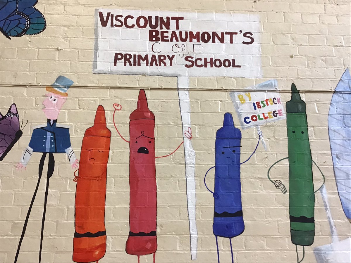 We absolutely love our new wall mural showcasing some of our favourite texts! It has been painted by some of the wonderful GCSE Art students from Ibstock College. Thank you! 
 @IbstockCollege <a href="/MissMooreArt/">Miss R Moore</a> <a href="/Rise_MAT/">Rise Multi Academy Trust</a> #flourishandsucceed