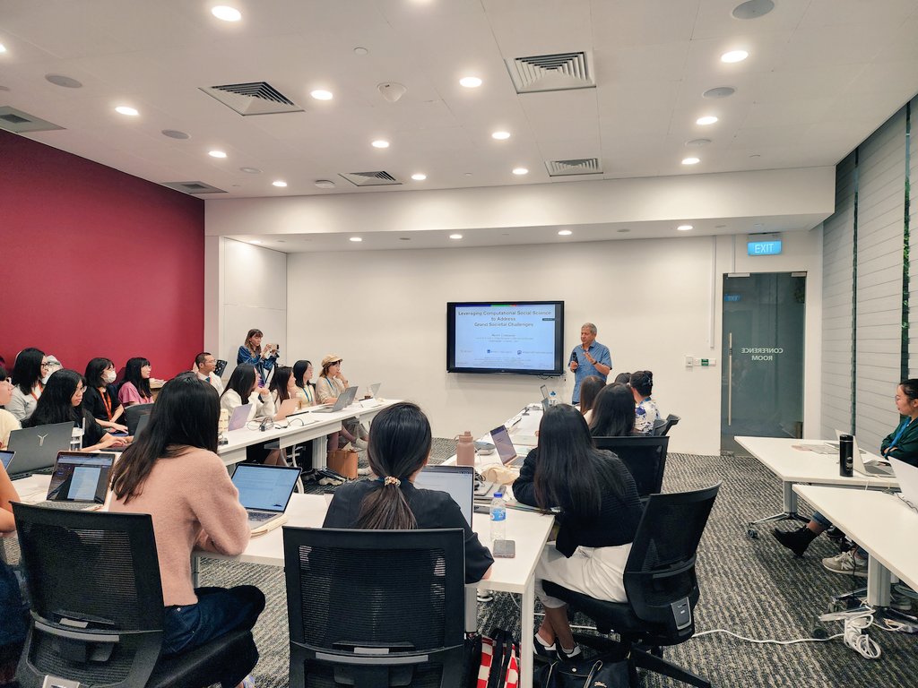 wrahool's tweet photo. Lovely hosting @noshir today with @renwenzhang and the rest of the #SICSSSingapore team to kickstart the 2024 edition @nuscticnus @cnmnus https://t.co/fHRXyIWeTM