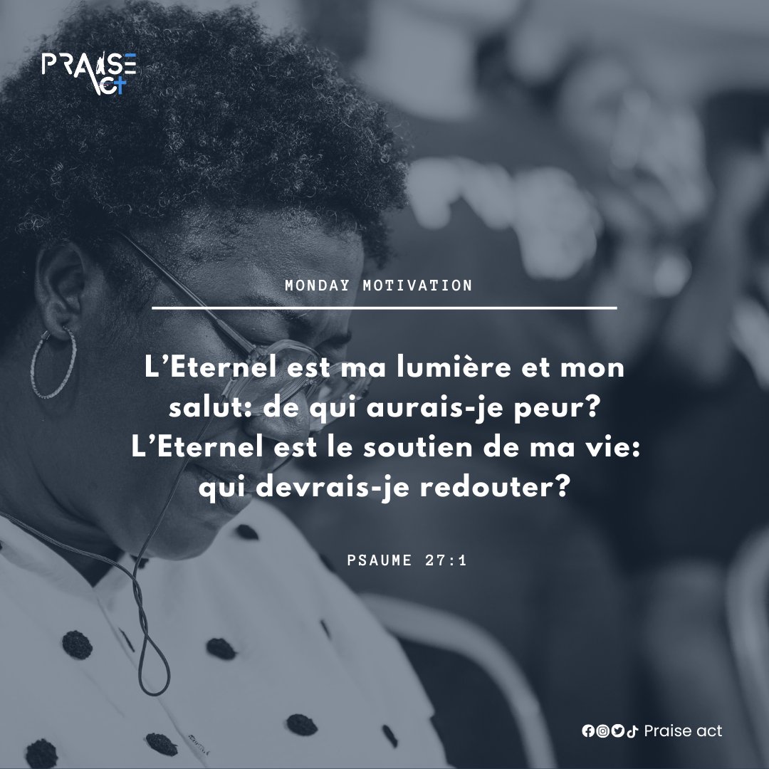 PraiseAct's tweet photo. 📌 𝐌𝐨𝐧 𝐥𝐮𝐧𝐝𝐢, 𝐦𝐚 𝐦𝐨𝐭𝐢𝐯𝐚𝐭𝐢𝐨𝐧
N’oublies pas que tu sers un grand Dieu!
Bon lundi fam ❤️🙏🏽
#PraiseisOurAct https://t.co/anhWuUz62y