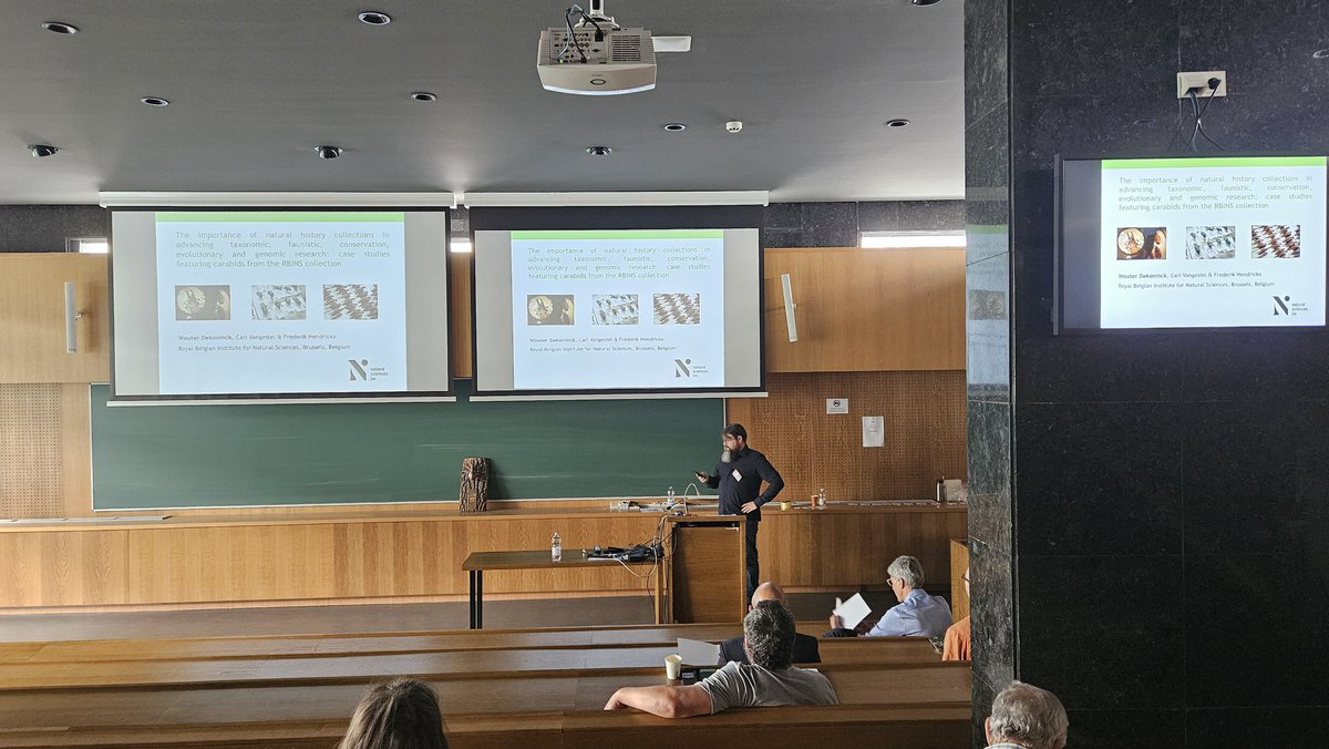 Today's plenary speaker is Wouter Dekoninck.
<a href="/21stECM/">21st European Carabidologists' Meeting</a>