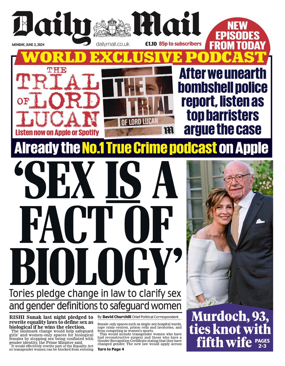 Only Conservatives will legislate to recognise the reality of biological sex and protect women and girls spaces 👇