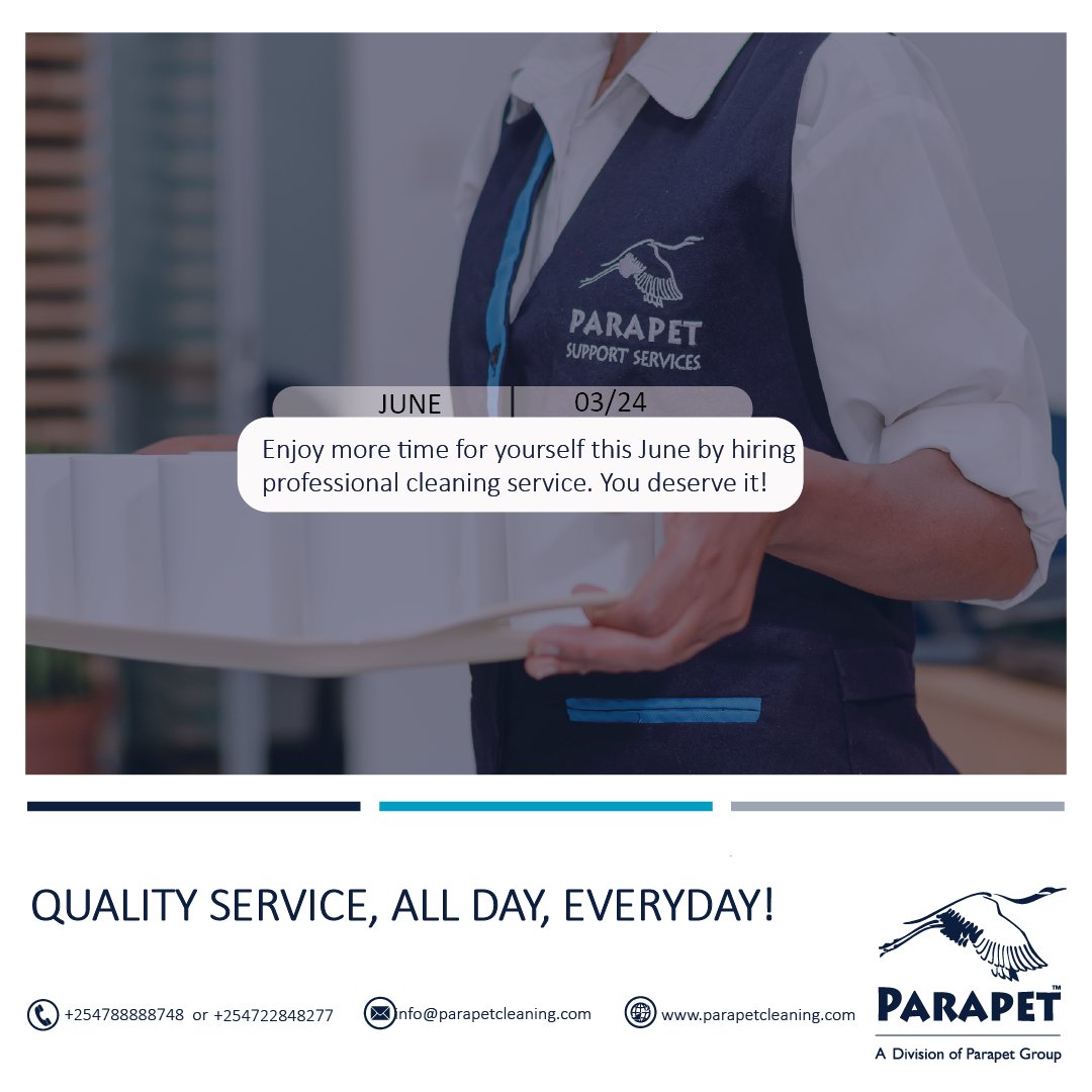 ParapetGroup's tweet image. This month, make self-care a priority with a professional cleaning service. Enjoy some well-deserved time off.
#SelfCare 
#ProClean
#Parapet