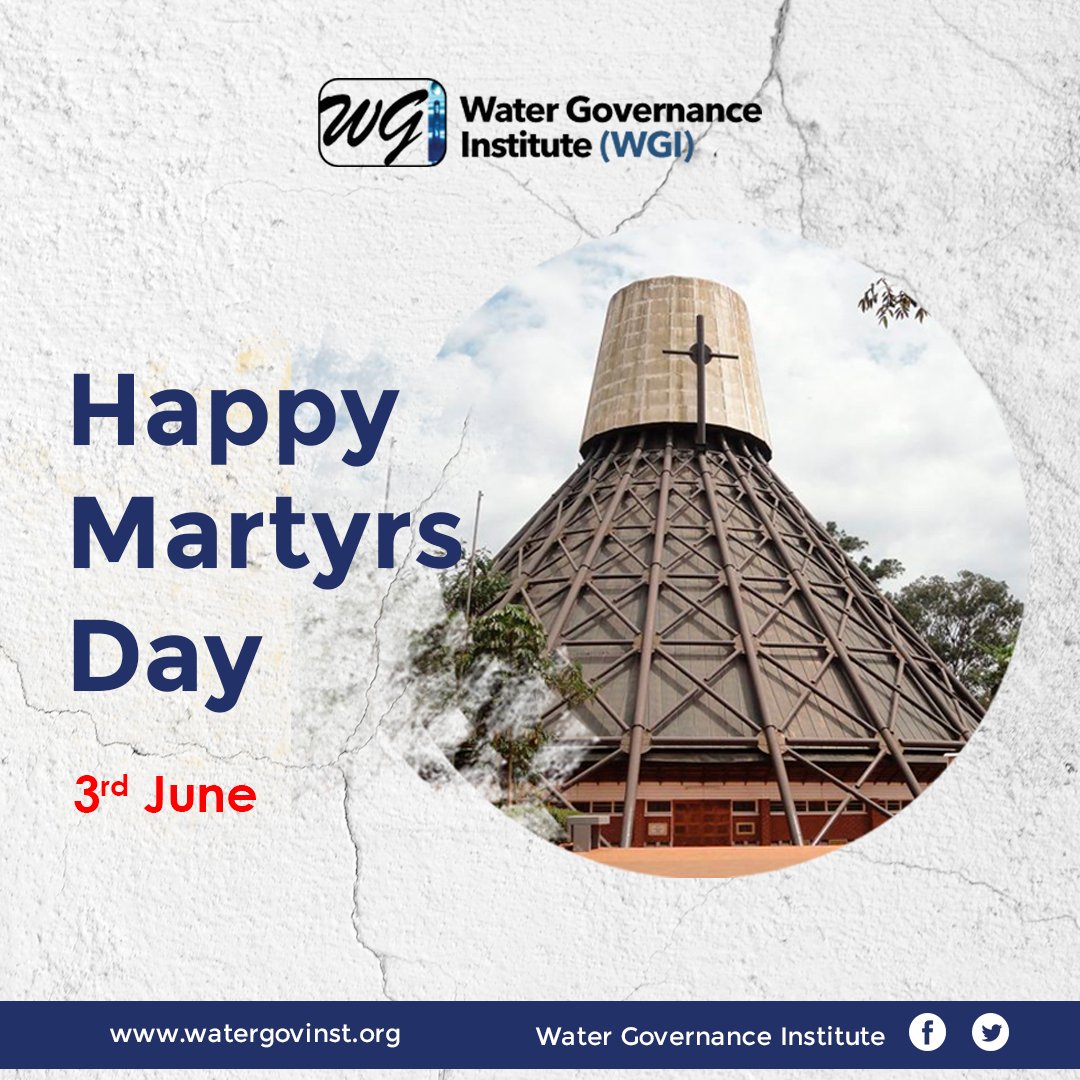 Happy Uganda Martyrs Day!
Today, we honor the brave souls who stood for their beliefs. As we commemorate their legacy, let's also commit to ensuring access to clean water for all, fostering a future where every Ugandan thrives. #UgandaMartyrsDay 
#CleanWaterForAll