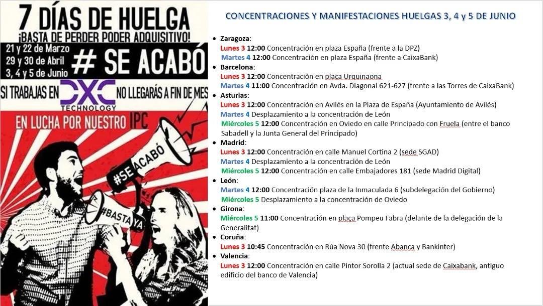 esteveblanch's tweet photo. I continua la lluita.
Per la millora de les nostres condicions de vida, per el respecte que ens mereixem, tres dies més de vaga.
#dxcstrike #dxc #huelgadxc #vagadxc #fdsstrike #fds #huelgafds #vagafds https://t.co/ULR7HZzvWj