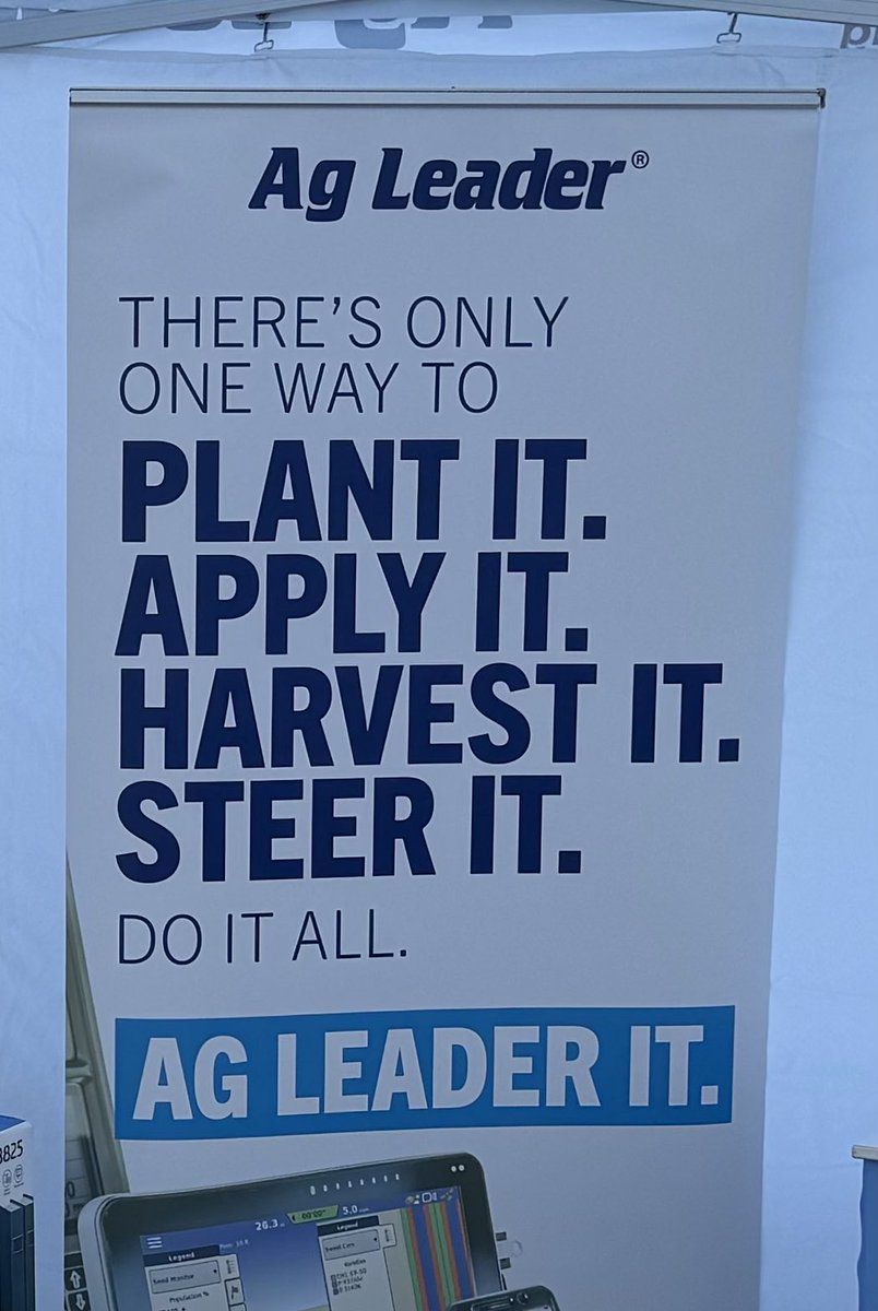 Plenty of stuff to see this week at #Farmfest Drop by Darling Downs Precision to talk to me about how to #AgLeaderIt this year, or how to take advantage of our current GPS trade in program!