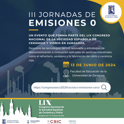 CSIC_VAACT's tweet photo. Investigadores @PTI_TRANSENER participarán en las III JORNADAS DE EMISIONES CERO en el LIX Congreso Nacional de @SocEspCeramVid, que se celebrará el próximo 13 de junio en Zaragoza.
▶️https://t.co/9LqBZqfnc1
¡No te lo pierdas!
#h2renovable #descarbonización #PTI https://t.co/3K2b9tqaqa