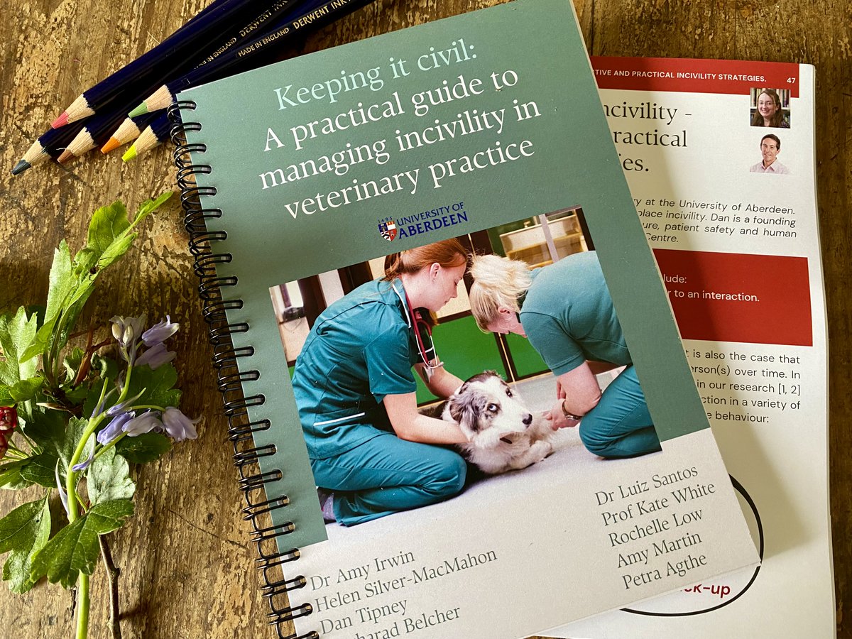Applied Psychology and Human Factors (@aphfaberdeen) on Twitter photo It's the official launch day for our #incivilityguide for #veterinary staff today: abdn.ac.uk/news/23204 As part of the launch you can now access the guide via this form: forms.office.com/Pages/Response… #humanfactors #research <a href="/aberdeenuni/">University of Aberdeen</a> It's the official launch day for our #incivilityguide for #veterinary staff today: abdn.ac.uk/news/23204 As part of the launch you can now access the guide via this form: forms.office.com/Pages/Response… #humanfactors #research <a href="/aberdeenuni/">University of Aberdeen</a>