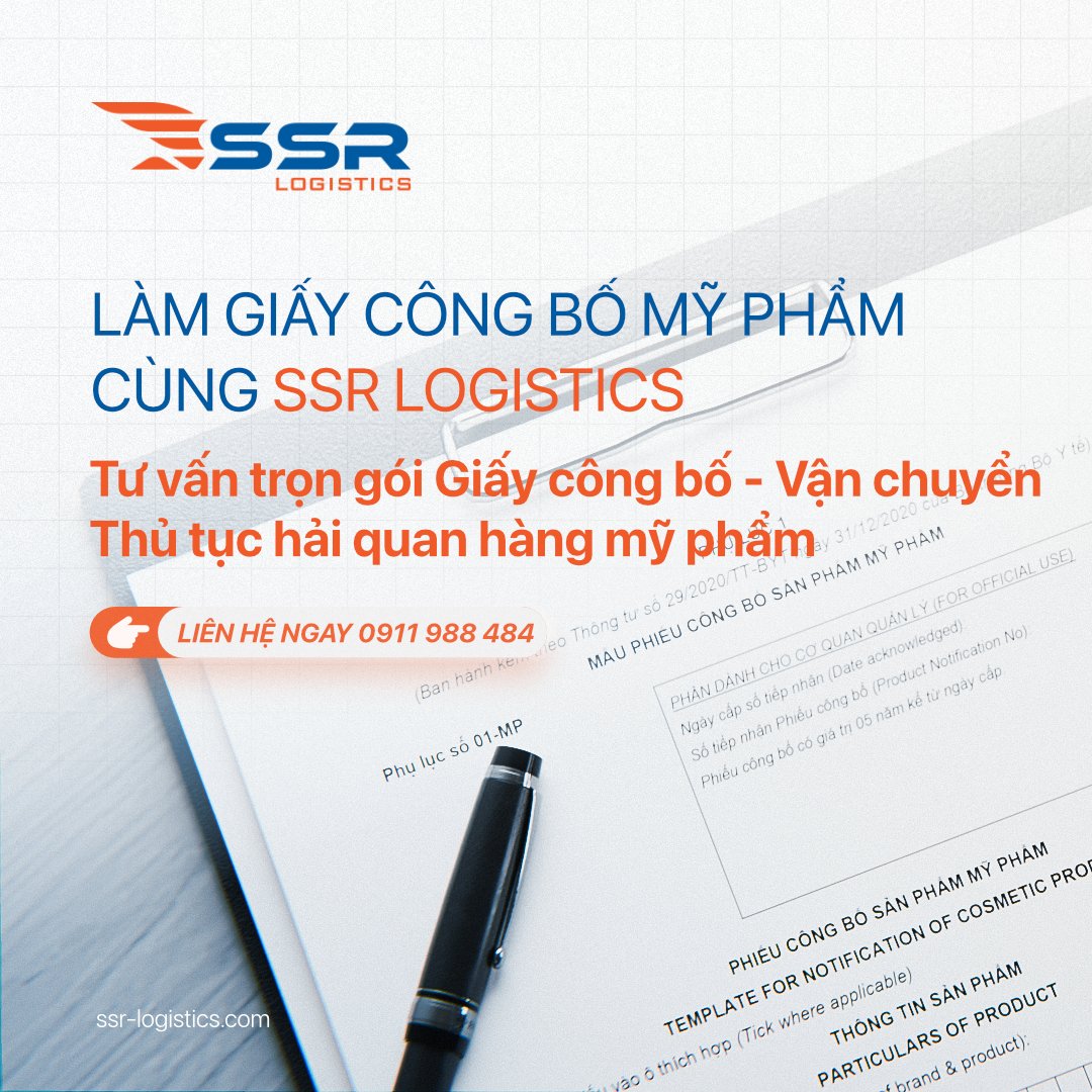SSR_Logistics's tweet photo. SSR Logistics chuyên “trị” Giấy công bố mỹ phẩm.

https://t.co/G3lam0BwyS -  0911 988 484 ​

#SSRLogistics #logistics #LogisticServices #LogisticsVietnam #import #export #aircargo #airfreight #seafreight #cargo #CO #certificateoforigin #thutuchaiquan #Huntrùng #Fumigation https://t.co/B7YKd1GkHV