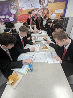 OATChadwick's tweet photo. Another great turn out today for the Maths Paper 2 Revision Breakfast! Good luck everyone!
See you tomorrow at 8am for Spanish Revision Breakfast!
#TeamOCA #mathspaper2 #hardworkpaysoff https://t.co/3fH9NmzbmS