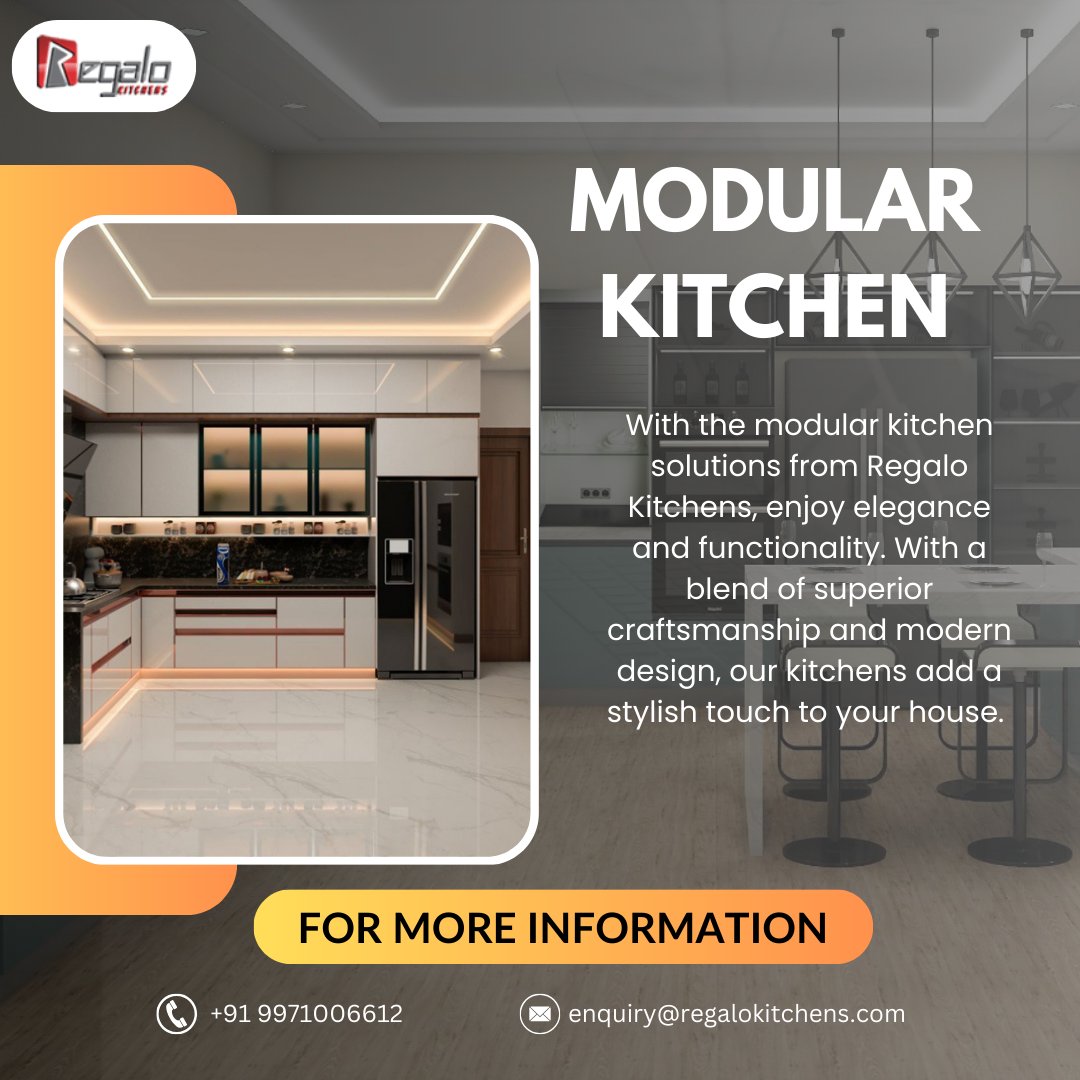 AnkitItn6922's tweet image. Modular Kitchen | Regalo Kitchens
Attractive modular kitchen that seamlessly combine contemporary style and utility are Regalo Kitchens' specialty. 
Visit us : regalokitchens.com
#regalokitchens #kitchendesign #modularkitchen