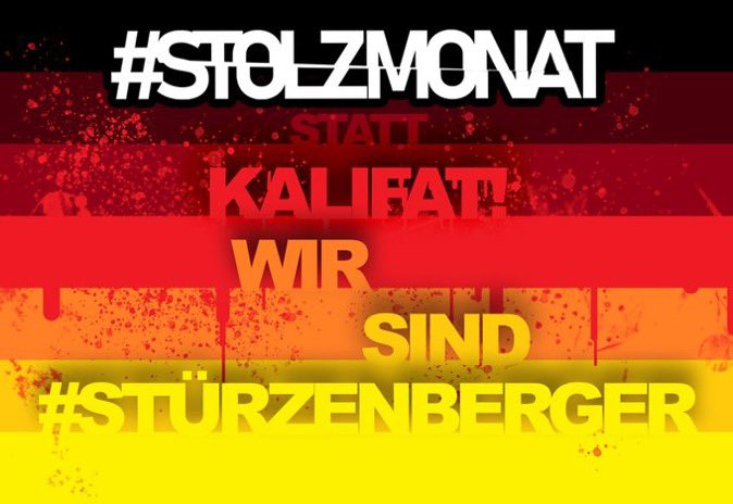 Tag 3 im #Stolzmonat 💙🇩🇪💙
Vernetzt euch und seid #LautGegenLinks
#nurnochAfD
#Mannheimistüberall 
#StopISLM
#Stuerzenberger