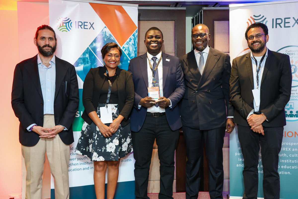 mtaka_solutions's tweet photo. Our CEO, @abilabenson was  honored to be part of the inaugural cohort of the Pamoja Founders Project, a collaborative regional leadership development program by @IREXintl, the @PepsiCo Foundation, and D-Prize.
#PamojaFounders #Leadership
#Sustainablity #Impact #AwardWinner https://t.co/YUvEaOo0xO