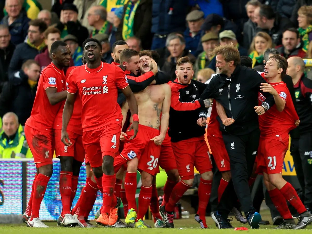 Orcdezon1's tweet photo. @LFC Norwich 4-5 Liverpool https://t.co/tfMxMsAFui