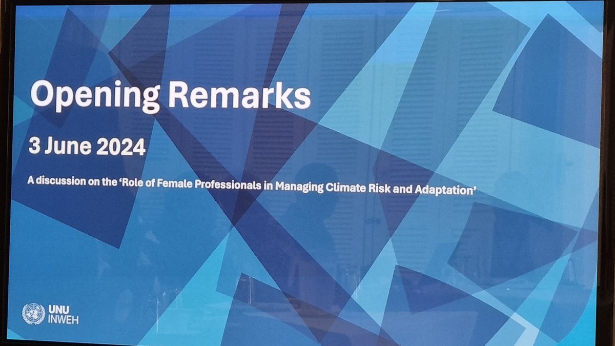 vgpchimonyo's tweet photo. #HappeningNow-#AgroecologyInitiative 🇿🇼 team attending United Nations University Institute for Water, Environment and Health to discuss the ‘Role of Female Professionals in Managing Climate Risk and Adaptation’ hosted by the Embassy of Canada https://t.co/9j3l46ZZLv