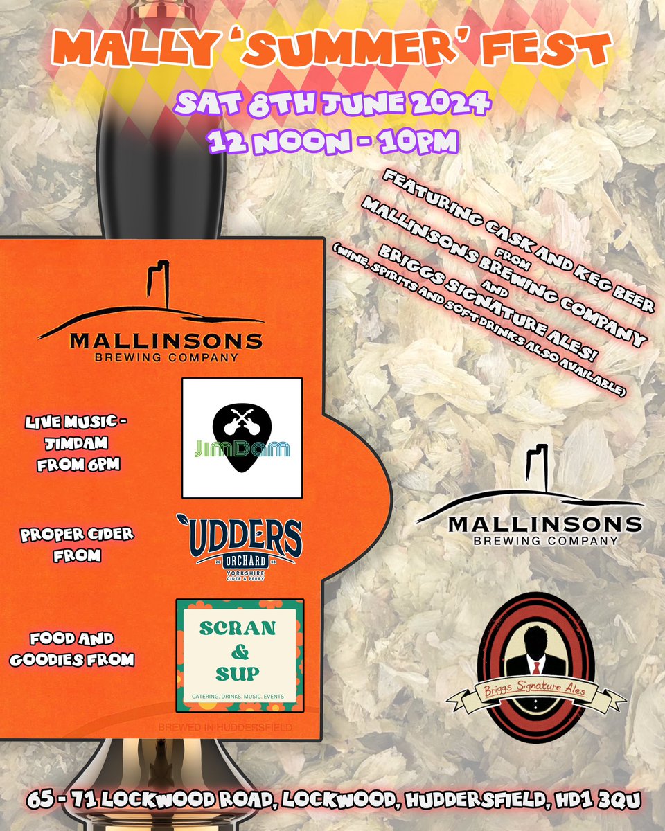Mallinsons's tweet photo. Mallysummerfest is this Saturday 8th June! We’re fettling the brewery this week to welcome you all in. Can’t wait to see you!! https://t.co/4YEdtu63gW