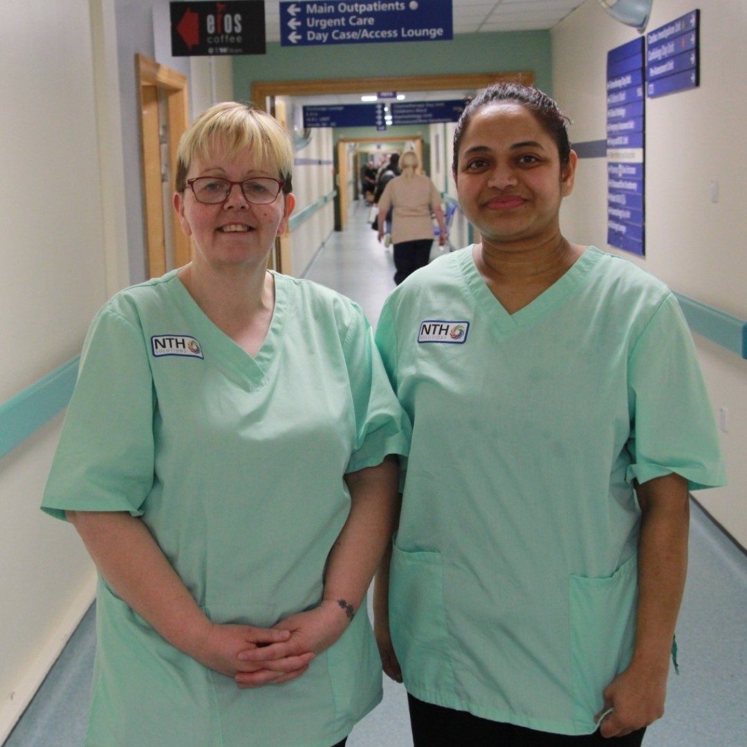 Annmarie and Lourds both found rewarding careers as Ward Hosts at @nteeshpoolnhsft after initially starting there as volunteers.

This #VolunteersWeek search for volunteering opportunities near you, which could lead to an exciting new career. volunteering.england.nhs.uk/volunteer
