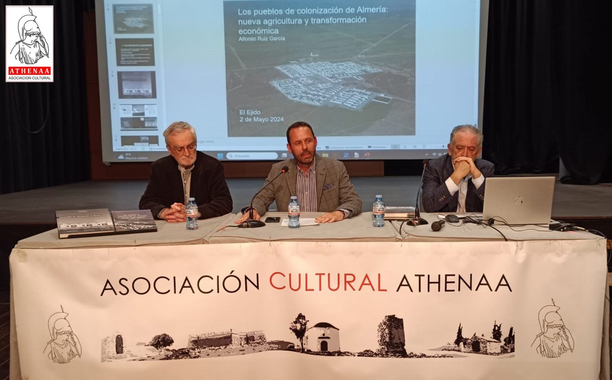 El pasado jueves 2 de mayo tuvo lugar el “III Ciclo de coloquios sobre Murgi” sobre los pueblos de colonización en Almería, con las ponencias de los profesores Alfonso Ruiz García y Miguel Centellas Soler.
Ver reportaje completo pinchando aquí: athenaa.es/.../conferenci…...