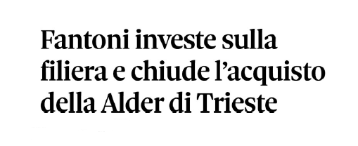 ConfindustriaUd's tweet image. Fantoni #investe sulla #filiera e chiude l'#acquisto della Alder di Trieste
@fantonigroup scommette sull'integrazione dei processi produttivi "a #kmzero" come strategia di #sviluppo in risposta alle frequenti tensioni e rotture nelle #catene di #approviggionamento

via @sole24ore