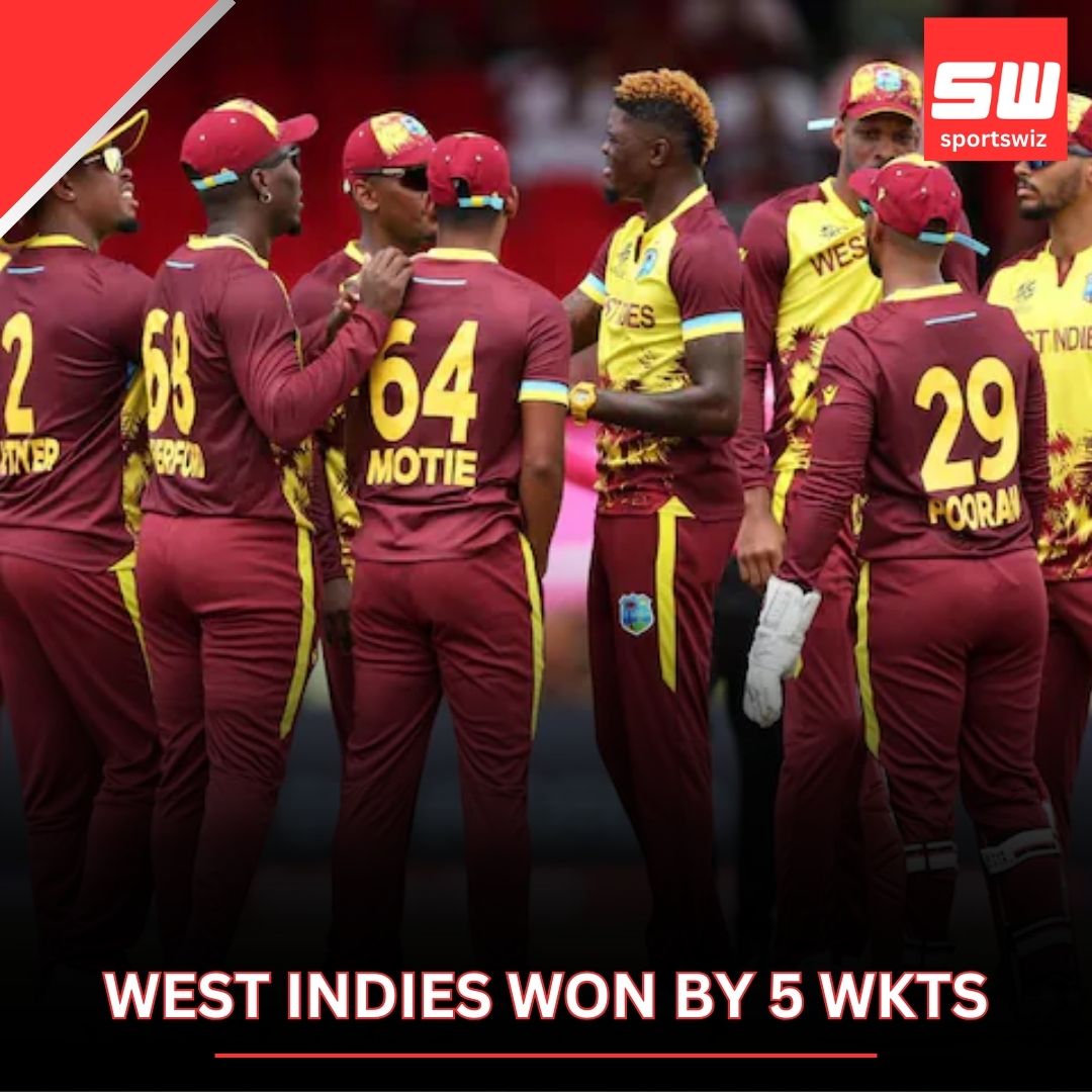 mysportswiz's tweet photo. West Indies wins against PNG and starts the campaign with significant victory,
West Indies WON by 5 wickets.
.
#sportswiz #SuperOver #Namibia #NAMvsOMA #WIvsPNG #T20WorldCup24 #Cricket #WorldCup #RostanChase #ViratKohli https://t.co/w5XHMAEaYp