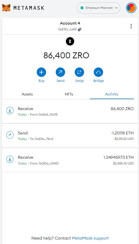 anedathim179029's tweet photo. 📢 It's happening! The $ZRO Airdrop is live, and I've already pocketed 15000$! Claim yours today and join the token party! 🎉💰 https://t.co/90iTKLQ7tf https://t.co/gDCNzCIUdg