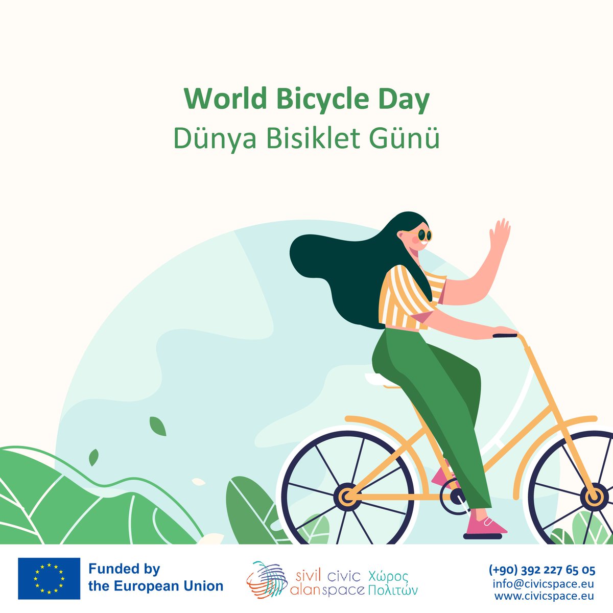 🌍🚴‍♂️Dünya Bisiklet Gününüz kutlu olsun! / Happy World Bicycle Day!