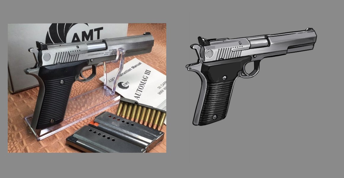 jelroyyy's tweet photo. trying to improve my rendering technique and figure out how to draw guns cos i wanna use them in my comics 🫠 https://t.co/CCYrHCmlcK