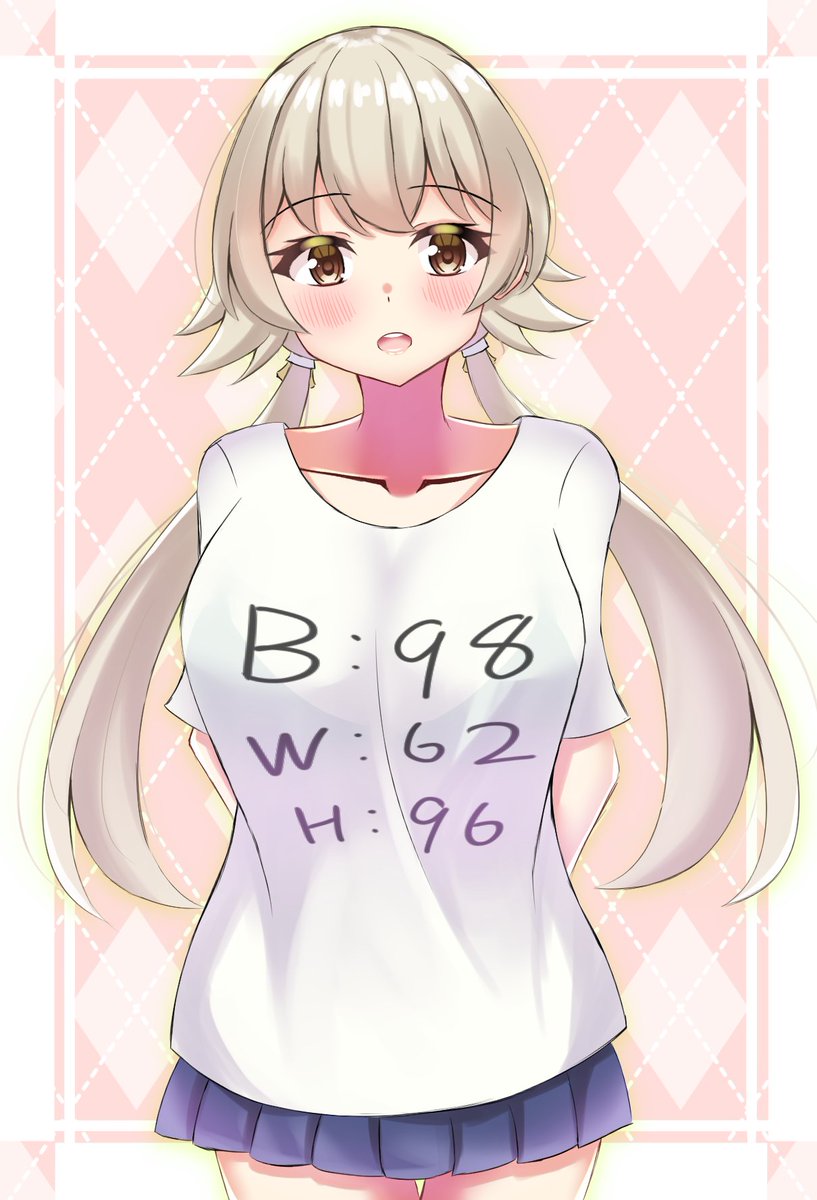 スリーサイズ申告Tシャツ流行れ 