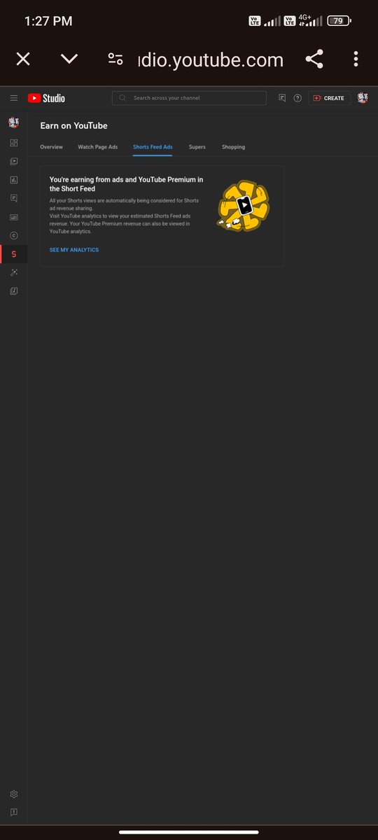 RpCric's tweet photo. Hlo @YouTube @YouTubeCreators @YouTubeIndia I just got eligible for monetisation and I clicked on get started and this appeared automatically,and all my shorts have got a 💲 symbol automatically and no application was received to me regarding bank a/c ,tax etc. https://t.co/7MCJMbivia