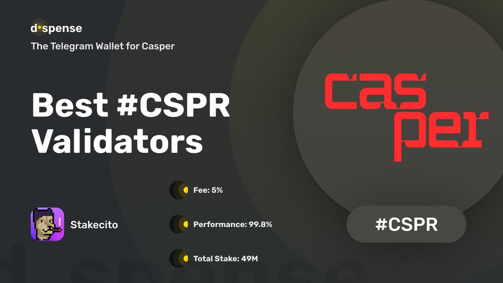 Dspense Wallet (#CSPR, #Telegram) tweet media