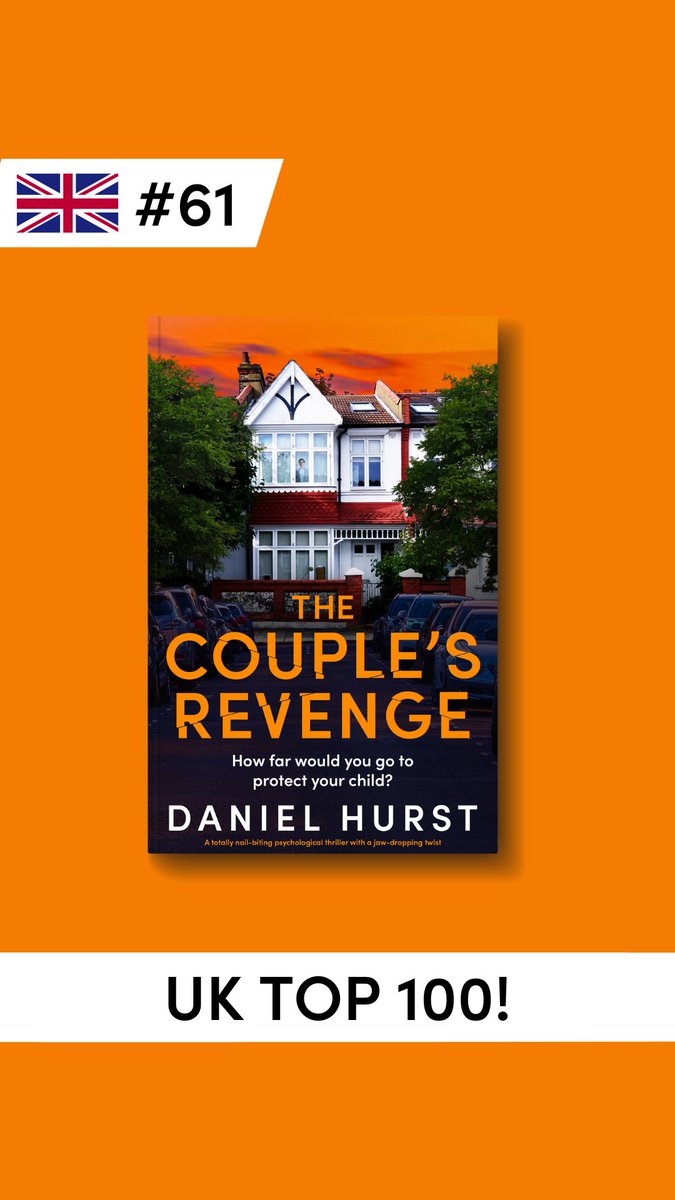 We're so thrilled to see that The Family Trip and The Couple's Revenge have now BOTH smashed their way into the UK top 100! Congratulations @dhurstbooks!