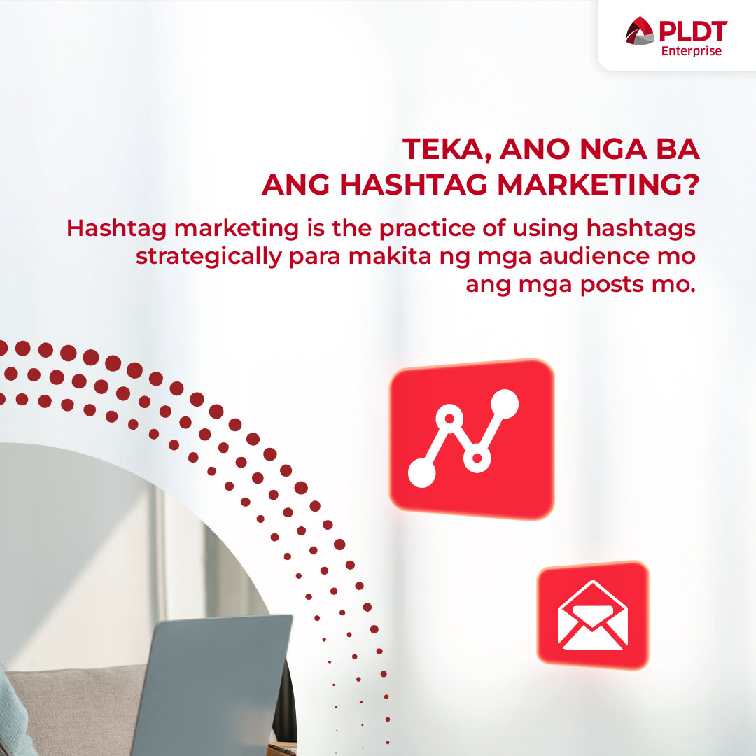 PLDTEnterprise's tweet image. #HashtagMarketing? Never heard of her!

Kaya in this SMBiz Academy series on Digital Marketing, we are giving you a small crash course on Hashtag Marketing, a completely FREE digital marketing tool, and how you can use it for your business!

#SMBiz
#SMBizAcademy
#EmailMarketing