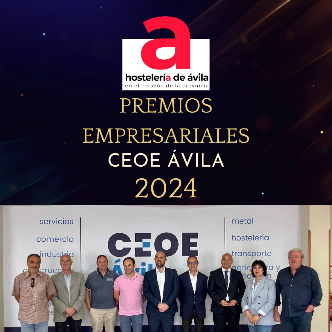 PREMIOS EMPRESARIALES CEOE ÁVILA 2024 ha otorgado a Grupo Cervera el #PremioEmpresaAbulensedelAño. Junto con el grupo empresarial automovilístico, han sido galardonados en esta décimo novena edición: ceoeavila.es/mc_papernew/gu…
