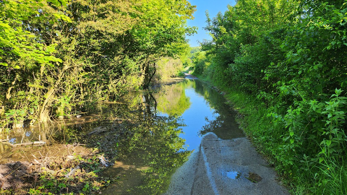 JamesStenning81's tweet photo. This is getting a bit silly now, the main cycling route into Brighton from the North has been flooded for months. 

Any idea when it'll be sorted? @CyclePatcham @BrightonHoveCC https://t.co/21WqhhrcMf
