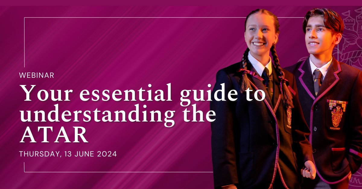 Curious about the ATAR? Our upcoming live webinar aims to provide a comprehensive roadmap to demystify everything to do with the ATAR, unlocking its full potential for your child's academic journey.

Register here: ow.ly/6zKo50S6rhG