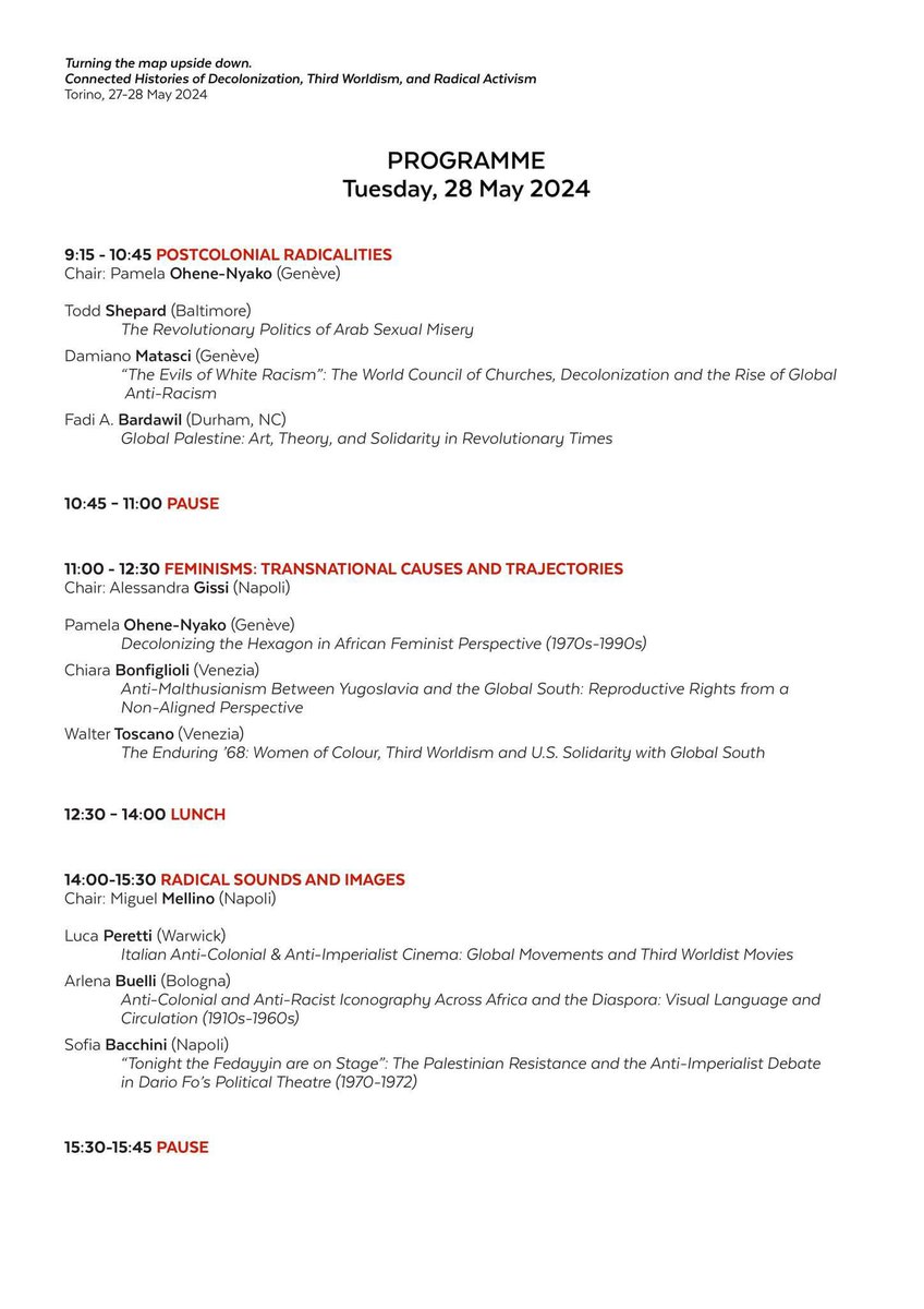 wonam_unive's tweet photo. It was a pleasure to take part in the conference in Turin! We discussed Reproductive Rights from a Non-Aligned perspective, as well as African American women and thirdworldism. Thanks to the organizers for having us! #conference #reproductiverights #AfricanAmerican #thirdworldism https://t.co/BfYFopEdw0