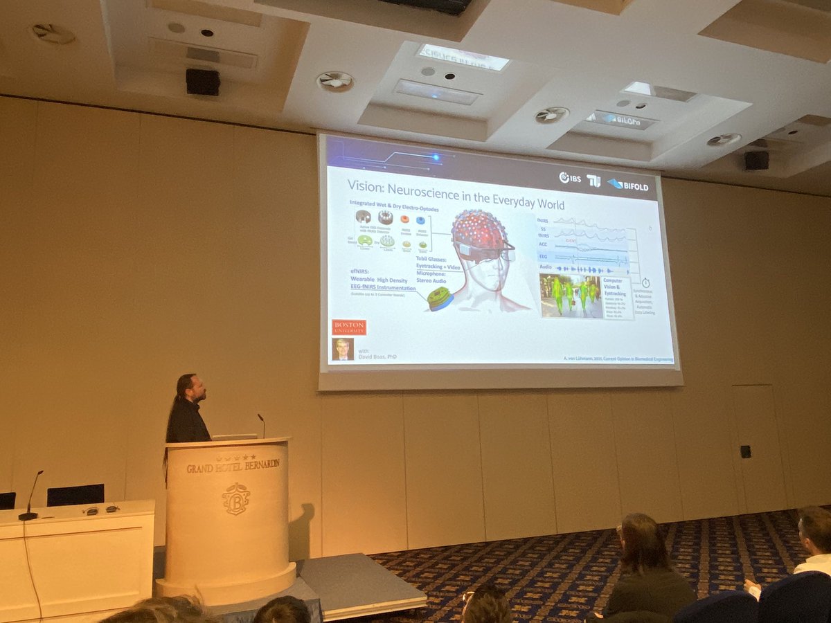 KlausGramann's tweet photo. Excited to see great #fNIRS research at @TUBerlin with Alexander von Lühmann‘s group presented here by Eike Middell.
Looking forward to future collaborations!
#MoBI
#MoBI2024 https://t.co/hMgUtInBkm