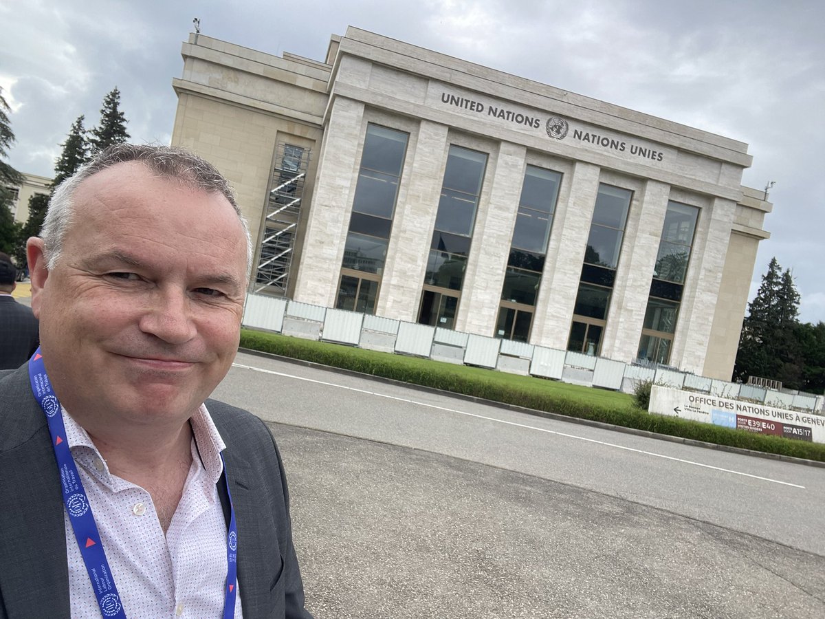 Back in Geneva for the 112th International Labour Conference with @icpra.

Over 5,000 delegates from 187 countries #ILC2024 looking at all major challenges in the world of work.